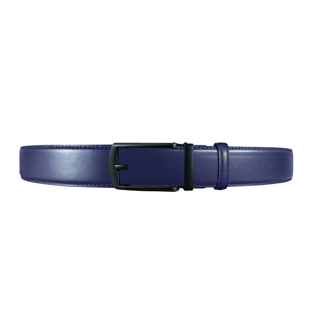 Men's Dark Navy Blue Belt - Black Matte buckle